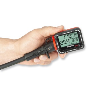 Cressi Digi 2 rot - digitale Konsole mit Flaschendruck und Tiefenmesser