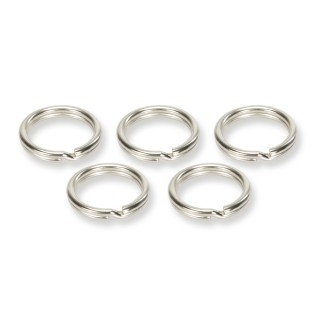 5 Federringe Stahl, verchromt und spezial gehärtet - 30x30 mm extra stark