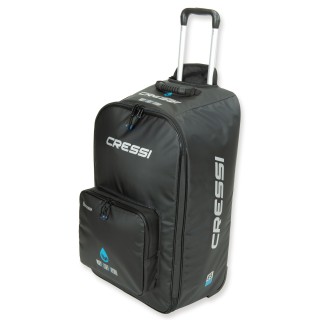 Cressi Moby Light Hydro - wasserdichte Tasche mit Rollen schwarz