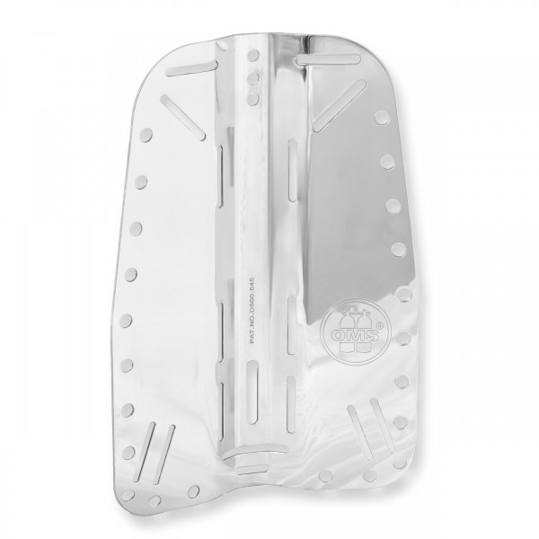 OMS Edelstahl Backplate ohne Harness