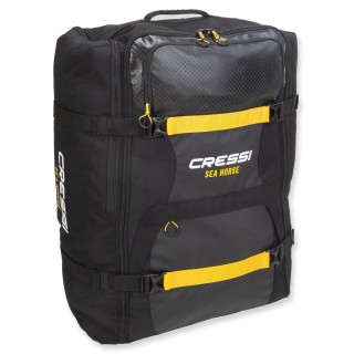 Cressi Sea Horse - großer Rollenrucksack, faltbar, schwarz