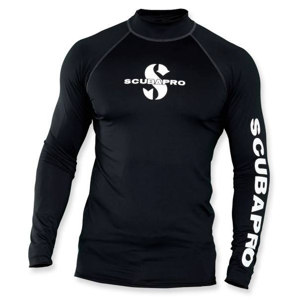 Scubapro Rash Guard Schwarz - Herren langarm UPF 50