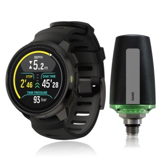 Suunto Ocean All Black Tauchcomputer Sparset mit Sender und Case - für Luft und Nitrox