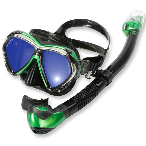 Tusa Paragon Hyperdry Sparset - mit Trockenschnorchel, schwarz grün