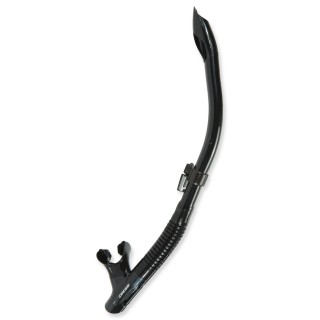 Cressi Schnorchel Tao - mit Auslassventil und Spritzschutz - schwarz