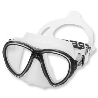 Cressi Tauchmaske Quantum schwarz - klares Silikon
