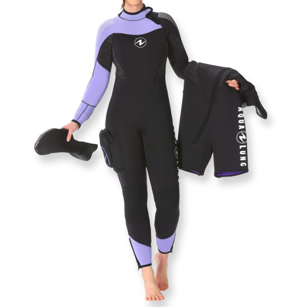 Aqualung Sparset Dynaflex 7 Damen - Overall mit Eisweste