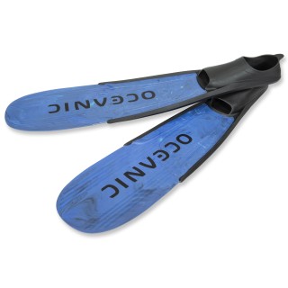 Oceanic Freitauchflossen Predator - mittelhartes Flossenblatt, blau camo