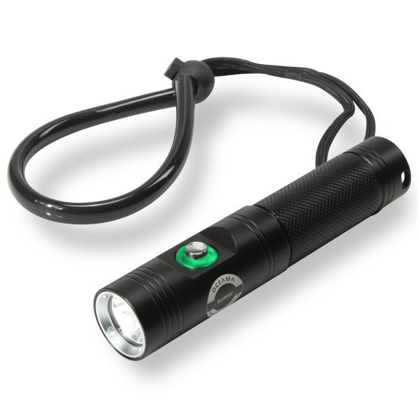 Oceama® Tauchlampe Blenny - 860 Lumen - schwarz