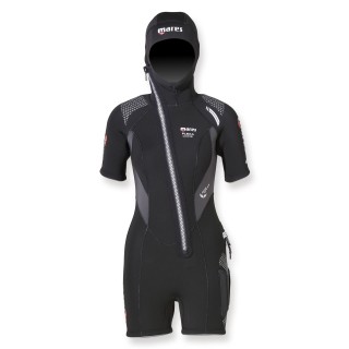 Mares Flexa Core Weste mit Haube Damen - 4 mm Neopren
