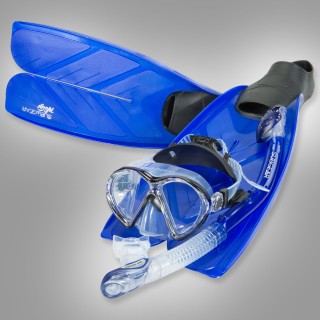 Exklusives Schnorchelset Wings mit Trockenschnorchel