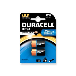 Duracell Lithium Ultra CR123 - 2er Blister