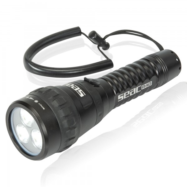 Seac R40 Tauchlampe - 2300 Lumen, Leuchtwinkel verstellbar