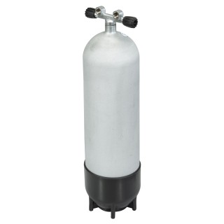 Polaris Steel Beast - Hot Dipped - 18 Liter Stahlflasche mit Doppelventil - 232 bar Version