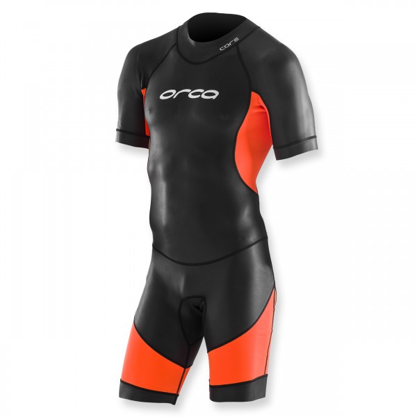 Orca Freiwasser-Schwimmanzug Core Open Water schwarz orange - Herren
