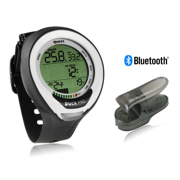 Mares Puck Pro plus weiß Sparset mit Bluelink Interface