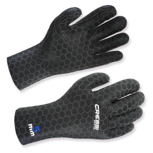 Cressi High Stretch 5 Handschuh mit perfekter Passform - 5mm Neopren - Sonderserie