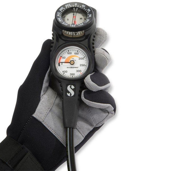 Scubapro 2er-Konsole Mako mit Finimeter und Kompass