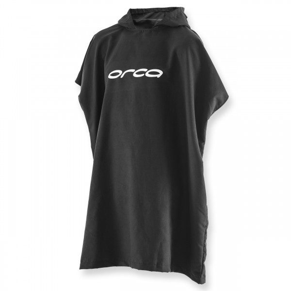 ORCA Poncho Towel schwarz - sehr saugfähig