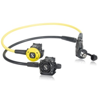 Scubapro MK 25 EVO A700 Carbon Black Tech mit S270 Oktopus - geprüft und montiert