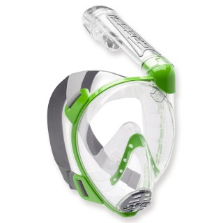Cressi Duke - Vollgesichtsmaske mit Trockenschnorchel, lime
