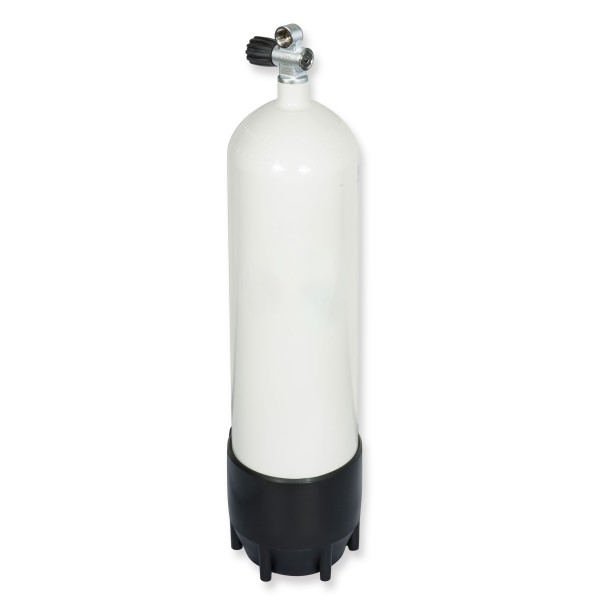 Polaris Tauchflasche ECS 12L lang/232 bar Stahl mit Standfuß und erw. Monoventil