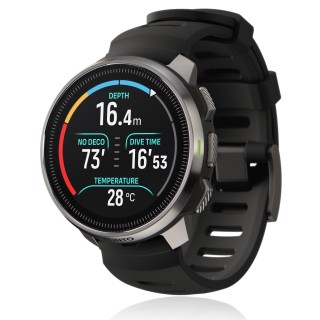 Suunto Ocean Steel Black Tauchcomputer im Uhrenformat - für Luft und Nitrox