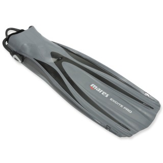 Mares Excite Pro Tauchflossen mit Bungees - härteres Flossenblatt, grau