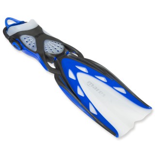 Mares X-Stream Tauchflossen mit Bungee Straps - top Vortrieb, blau