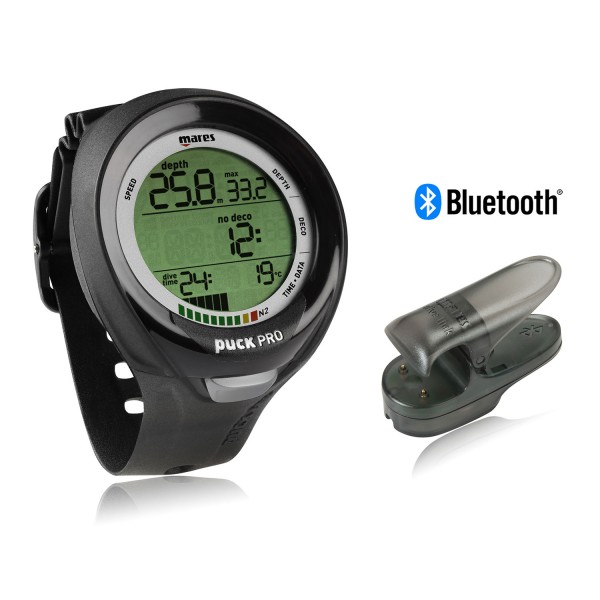 Mares Puck Pro plus  schwarz Sparset mit Bluelink Interface
