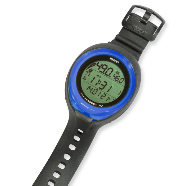 Mares Puck Pro Tauchcomputer für Luft und Nitrox - blau