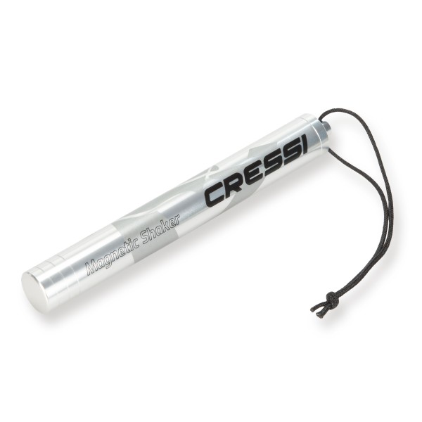 Cressi Unterwasser-Shaker mit Magnet und Handschlaufe, silber