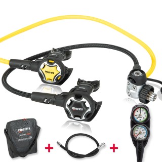 Mares Dual 15X de luxe Sparset - geprüft und montiert