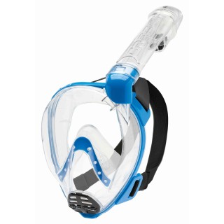 Cressi Vollgesichtsmaske Baron Junior mit Trockenschnorchel blau - ab 7 Jahre