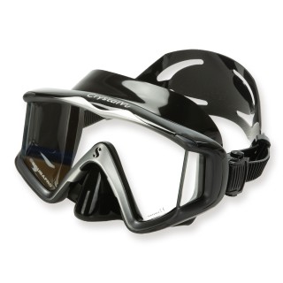 Scubapro Maske Crystal VU - schwarz silber