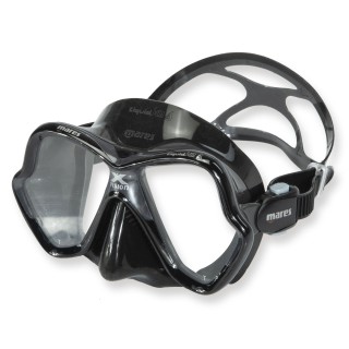 Mares X-Vision Ultra LiquidSkin Tauchmaske - schwarzes Silikon