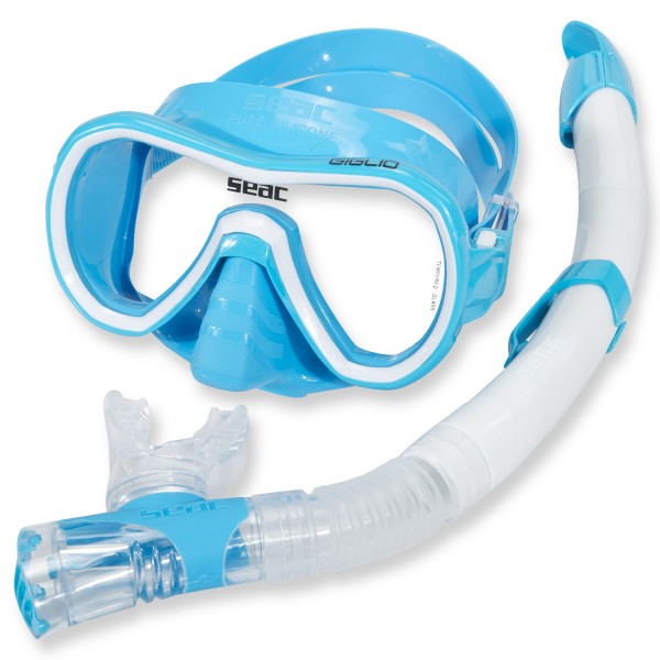 Seac Schnorchelset Giglio mit Ventilschnorchel - für Erwachsene