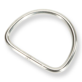 Edelstahl D-Ring 50mm