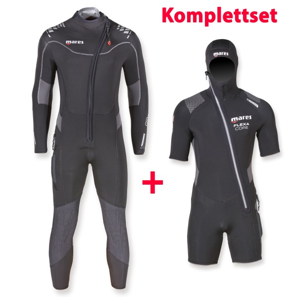 Mares Tauchanzug Sparset Flexa 8.6 Herren - mit Weste Flexa Core
