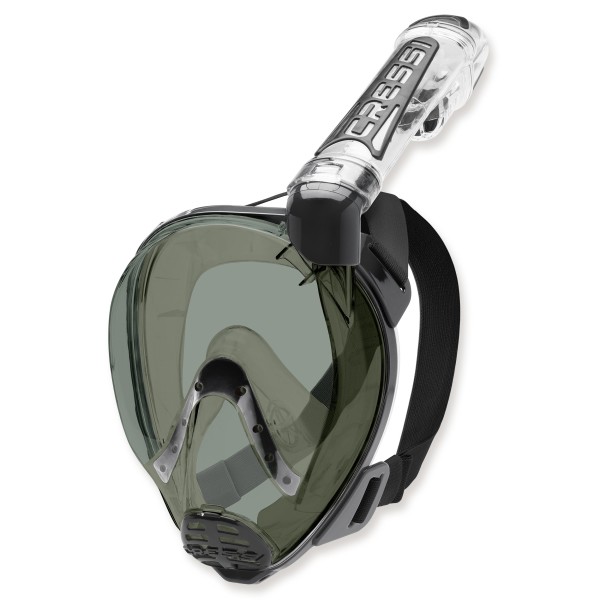 Cressi Duke - Vollgesichtsmaske mit Trockenschnorchel, getönte Scheibe
