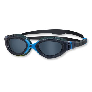 Zoggs Schwimmbrille Predator Flex Regular Fit, grey grey smoke - getöntes Glas