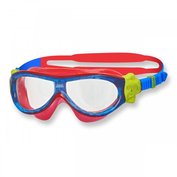 Zoggs Schwimmbrille Phantom Kids blue red clear - 3 bis 6 Jahre