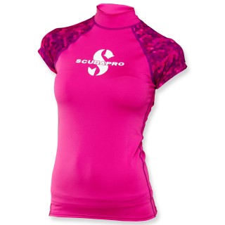 Scubapro Rash Guard Flamingo - Damen kurzarm UPF 50