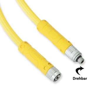 Apeks Mitteldruckschlauch 90 cm - Miflex mit Drehgelenk