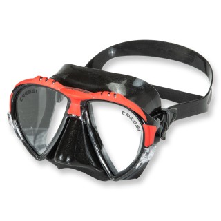 Cressi Maske Matrix - schwarz rot