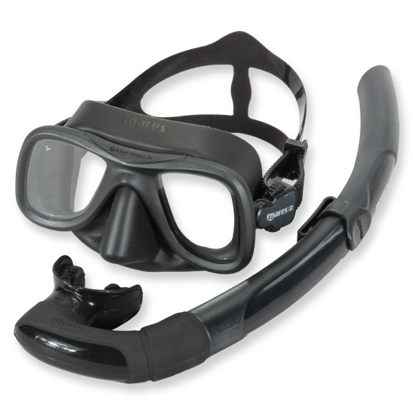 Mares Schnorselset Samurai X Basic - für Freitaucher und Schorchler, schwarz