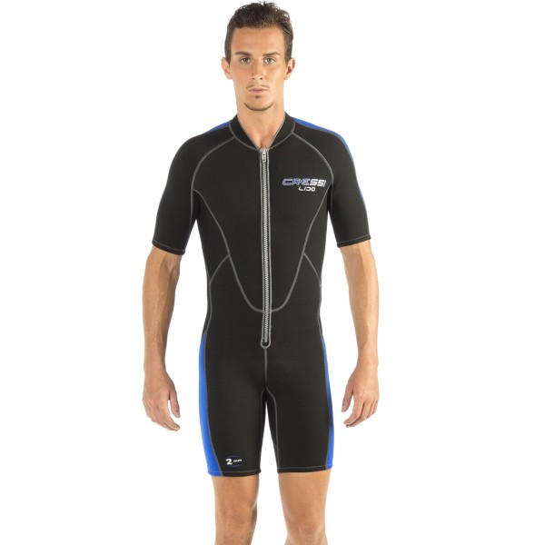 Cressi Shorty Lido - 2 mm Neopren, Herren schwarz blau