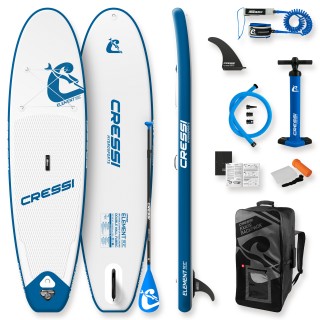 Cressi Element all round iSUP Set weiß blau - komplettes Sparset