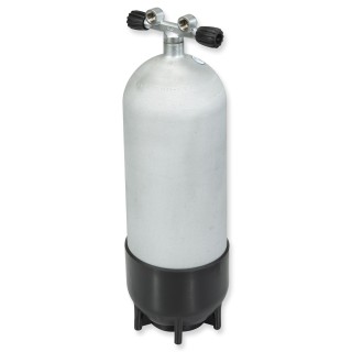 Polaris Steel Beast - Hot Dipped - 15 Liter Stahlflasche mit Doppelventil - 232 bar Version