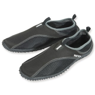 Seac Wassersportschuh Rainbow - mit fester Laufsohle - schwarz